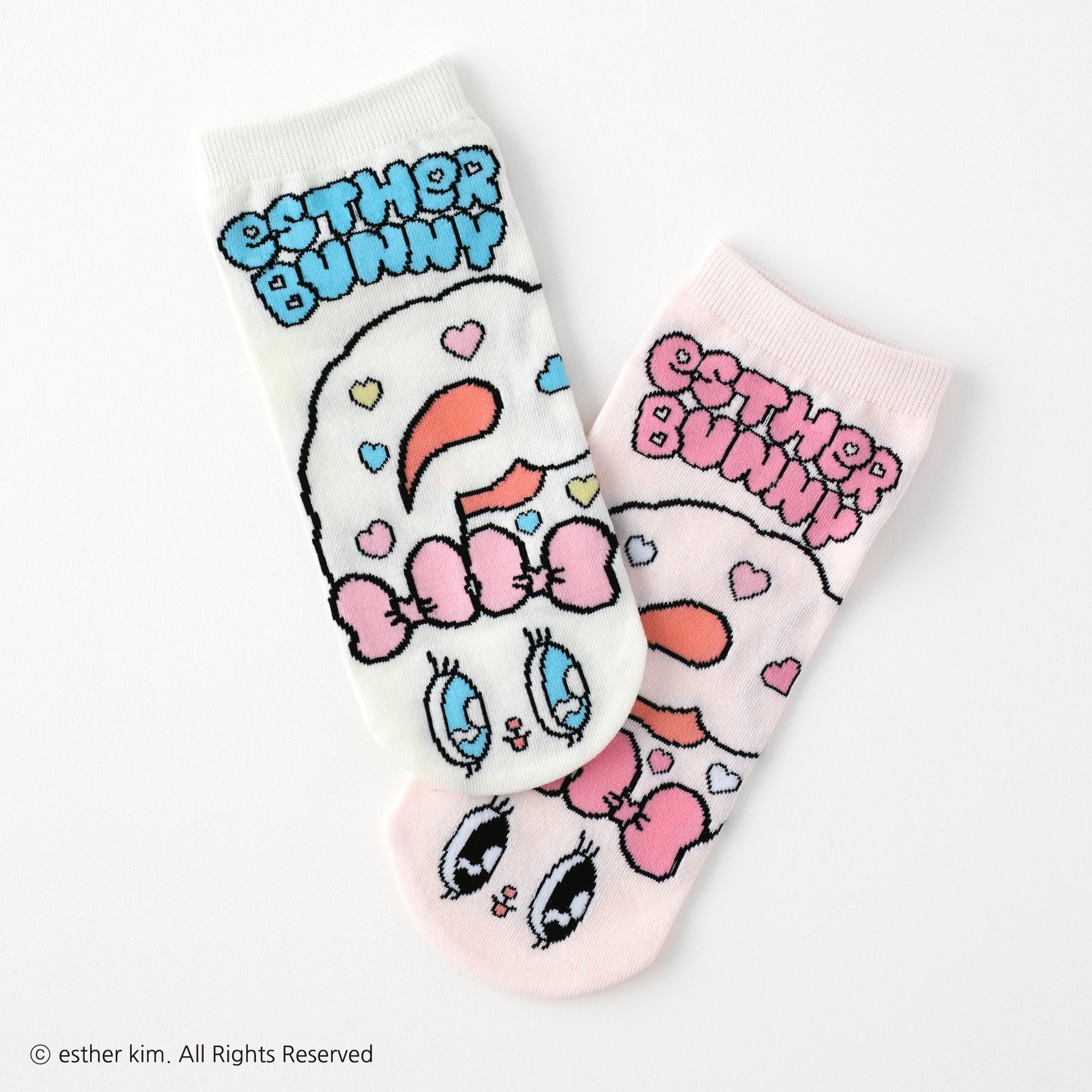 【エスターバニー】バニーハートスニーカー丈ソックス