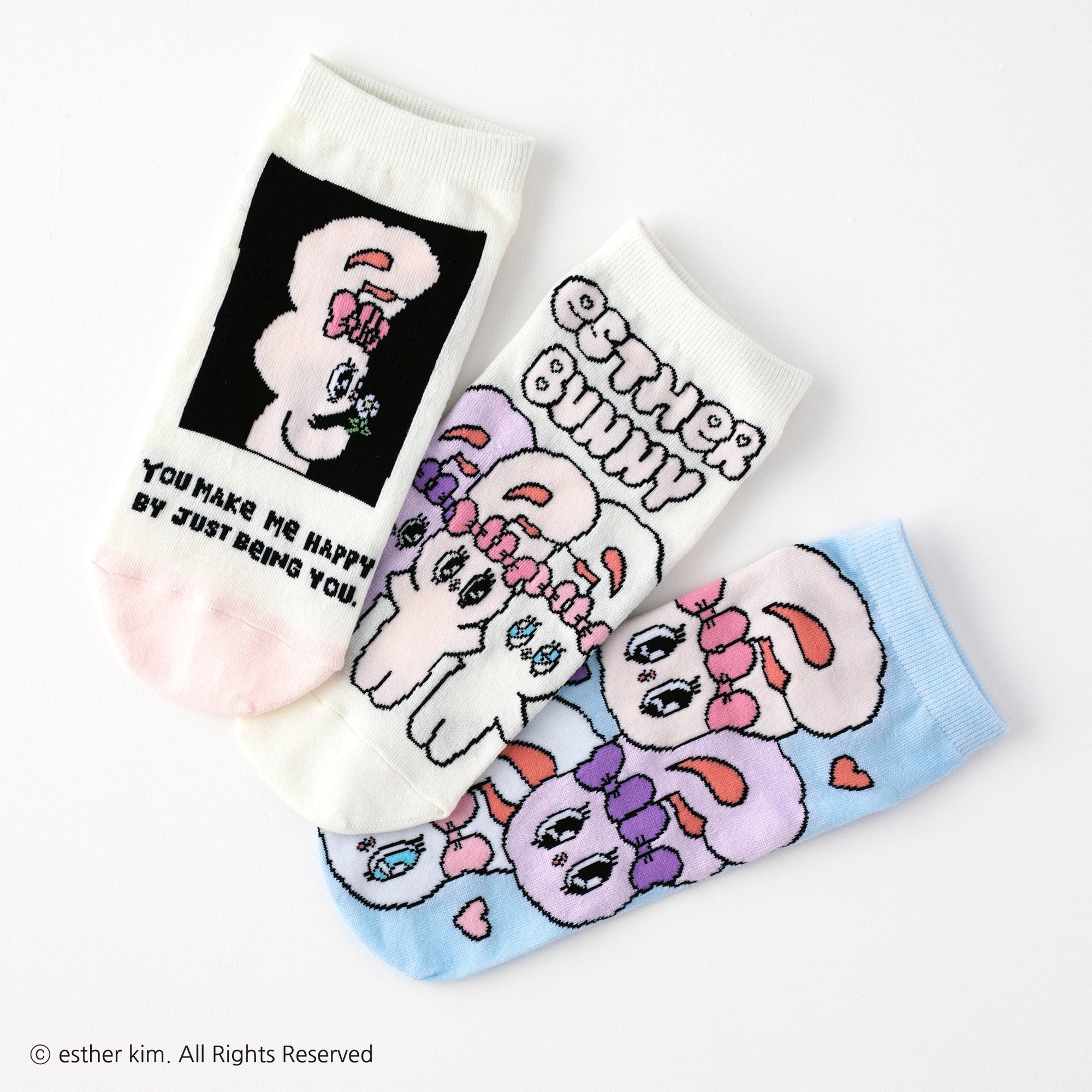 【エスターバニー】バニースニーカー丈ソックス