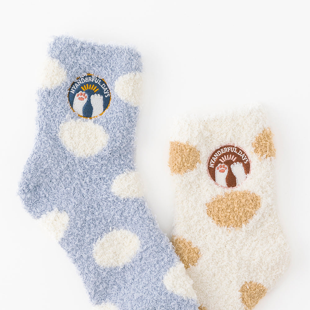 靴下にゃんこ クルトガ レア 希少 にゃんこ堂】モール猫の手刺繍クルーソックス – SUKENO｜靴下の助野