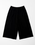 【おにわパンツ】プリント8分丈ワイドレギンス｜のびるウエスト＆やさしい肌触り。透けにくい楽ちんワイドパンツ。買い出しなどの「ちょっとそこまで」外出もおしゃれに