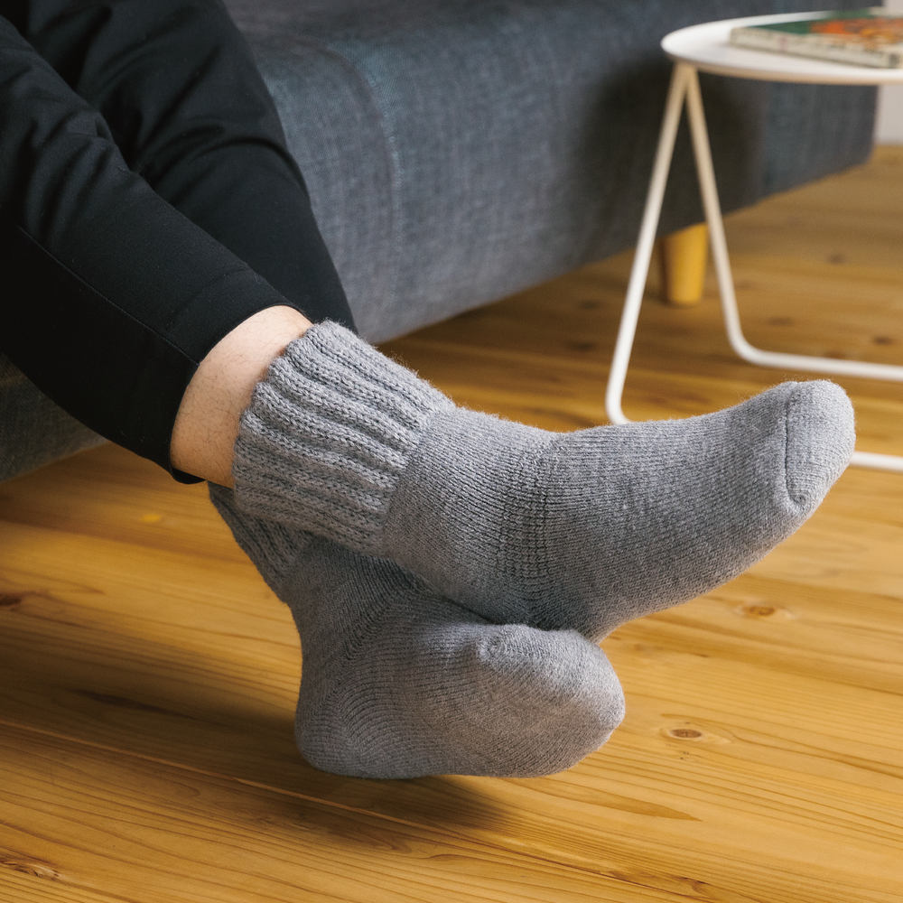 【足元らくらく】光電子毛布ソックス 25-27cm