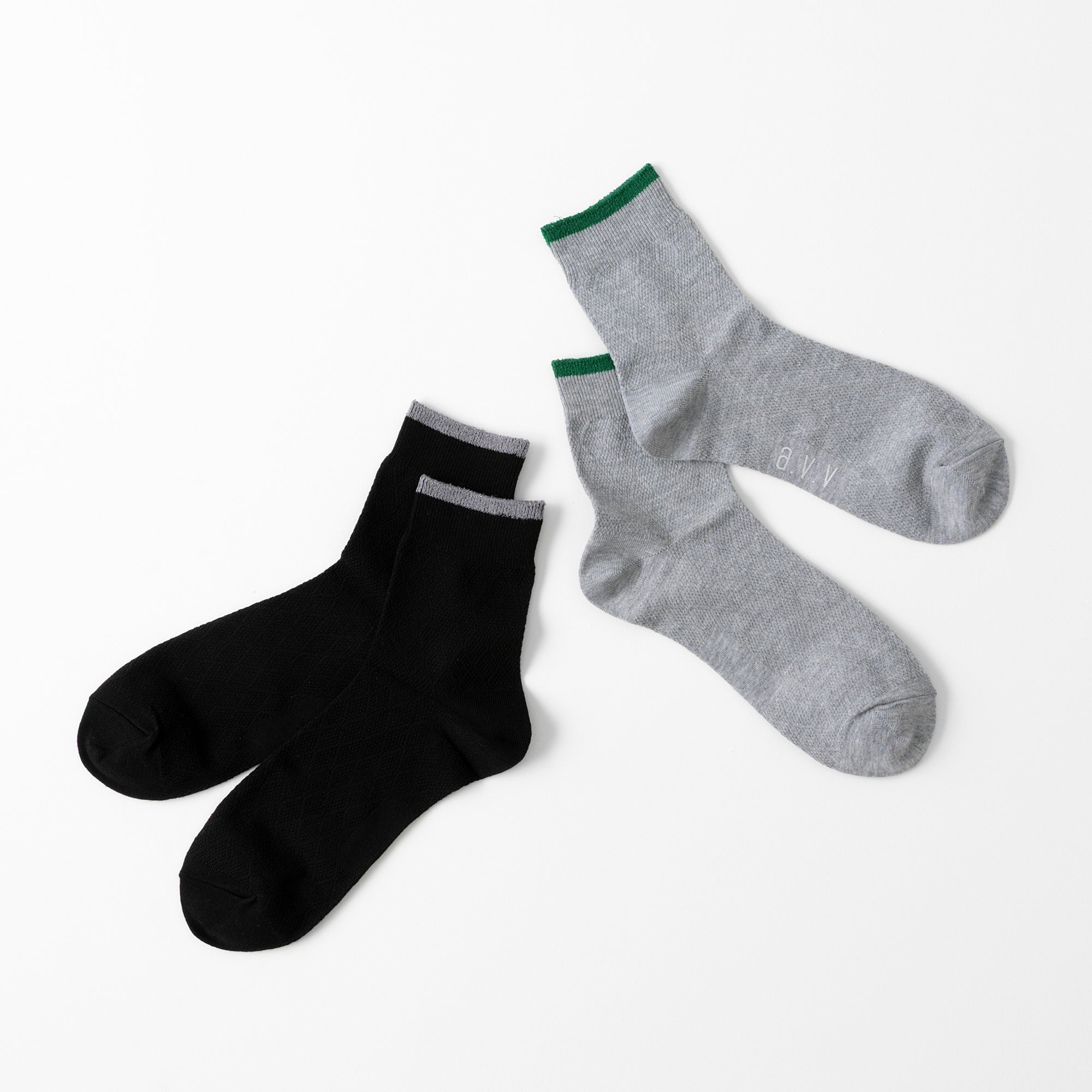 【A.V.V】ダイヤ鹿の子リンクスショートソックス