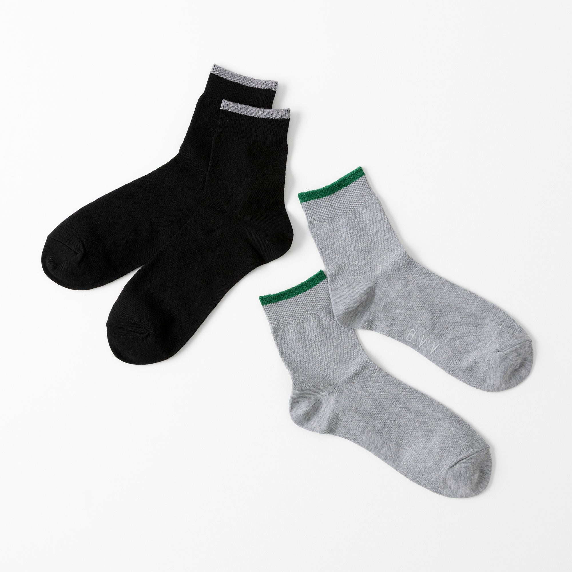 【A.V.V】ダイヤ鹿の子リンクスショートソックス