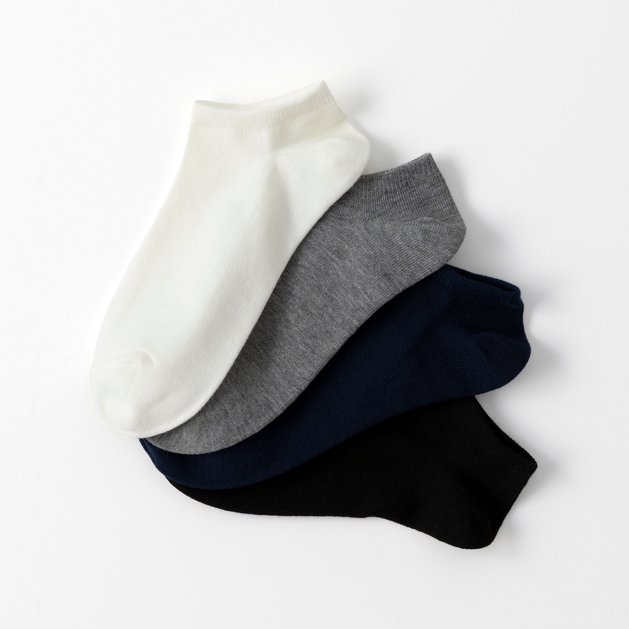 【A.V.V】カラー無地スニーカー丈ソックス