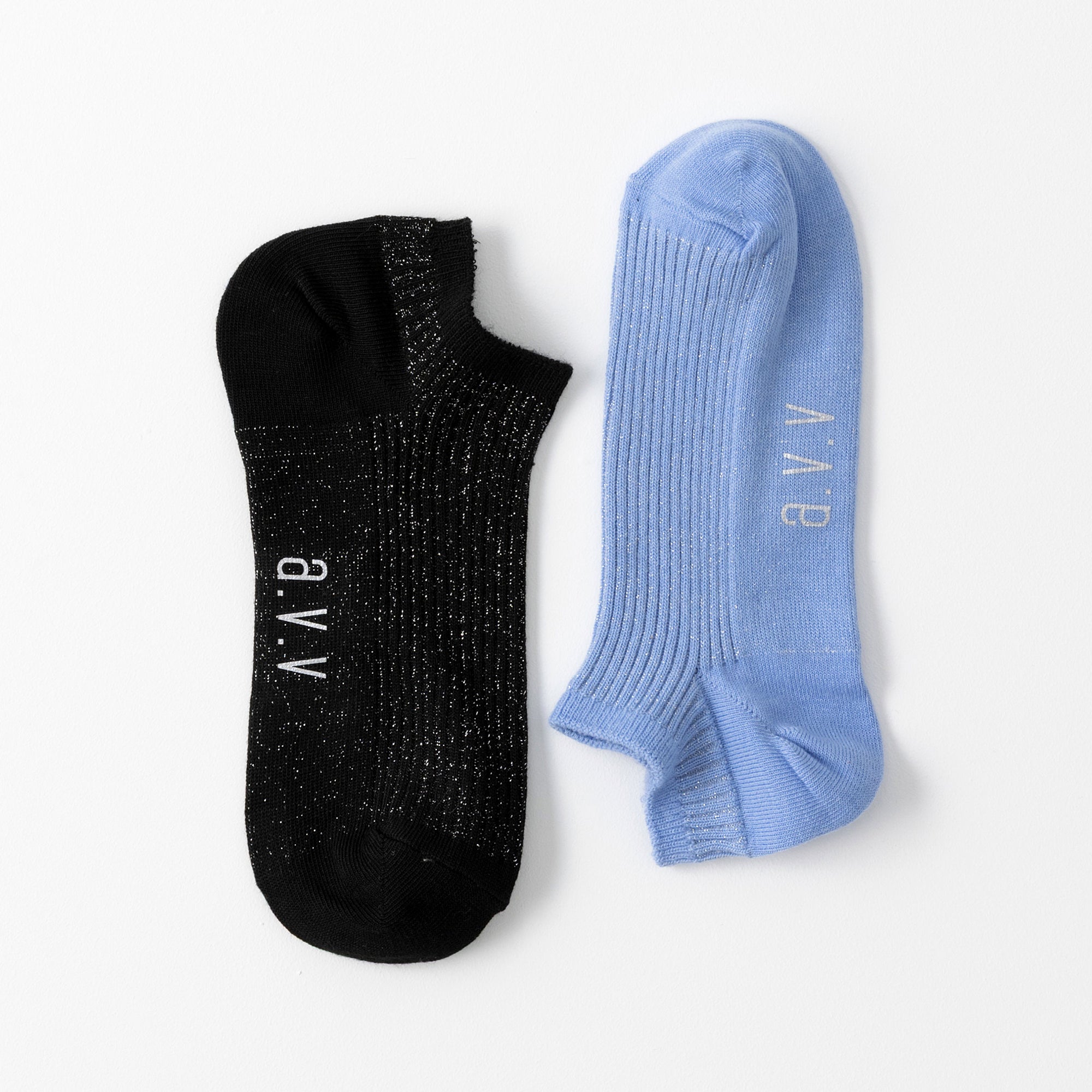 【A.V.V】ラメリブスニーカー丈ソックス