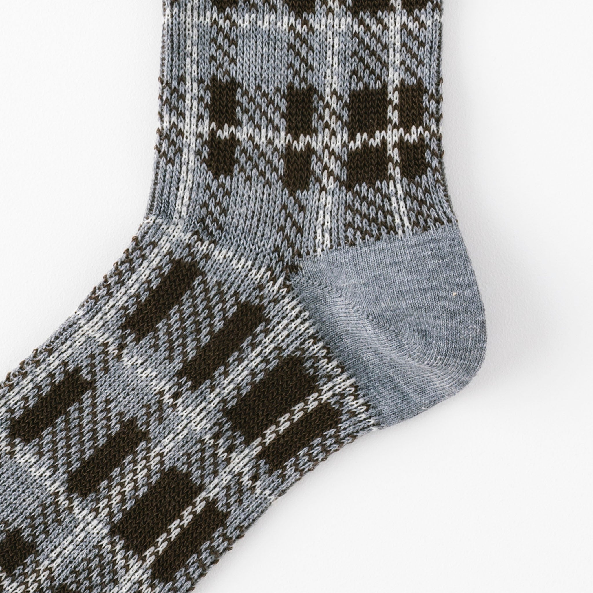 ＳＪ新品ソックス A.V.V】ジャガードチェック柄クルー丈ソックス – SUKENO｜靴下の助野