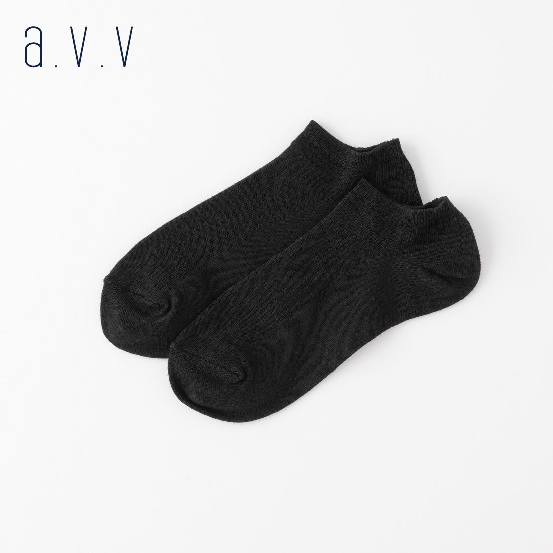 【A.V.V】リブスニーカー丈ソックス