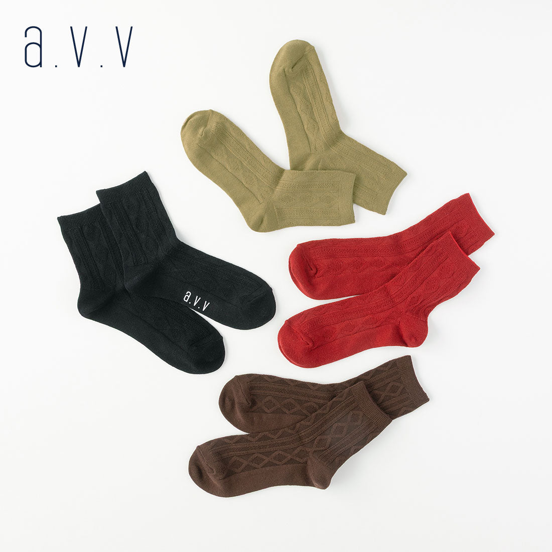 【A.V.V】リンクスクルーソックス