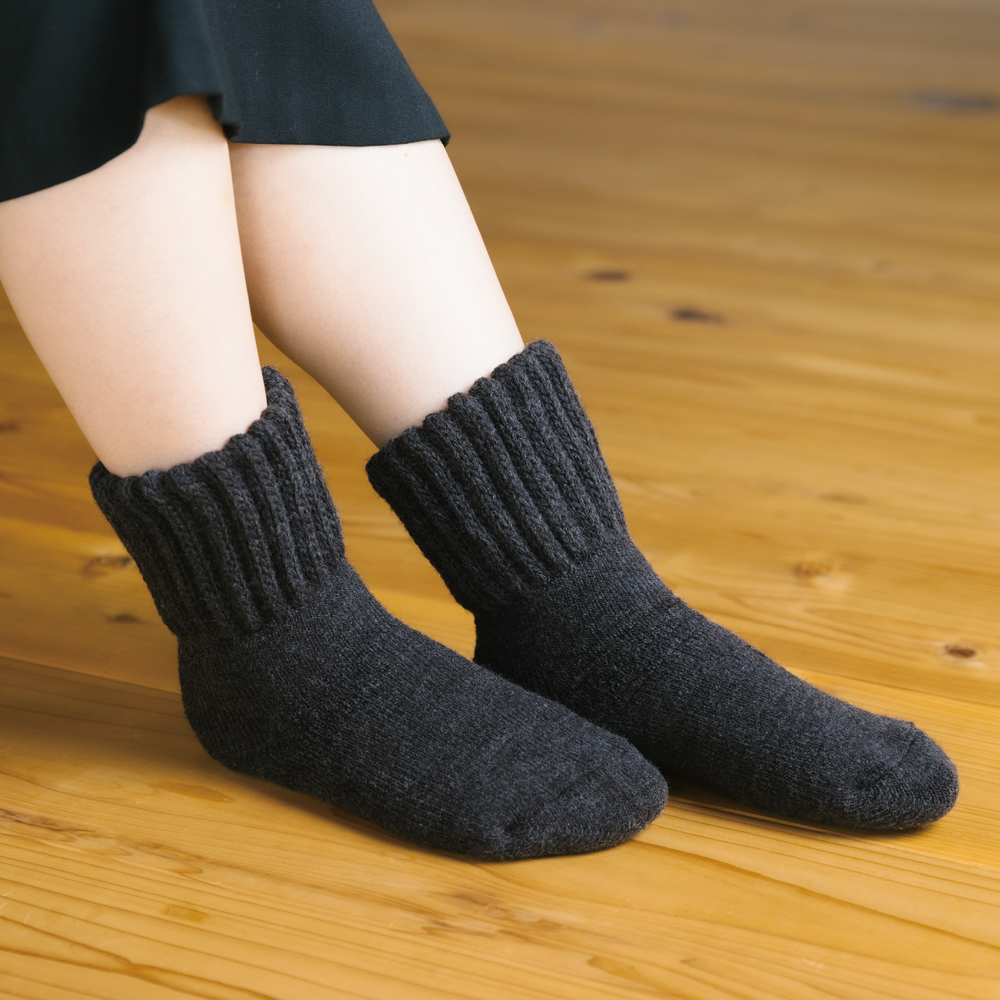 【足元らくらく】光電子毛布ソックス 22-25cm