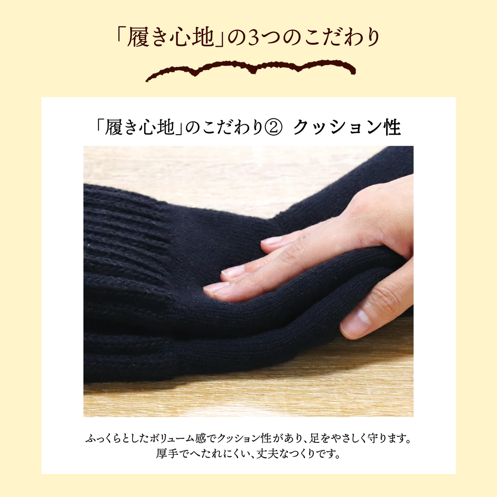 【足元らくらく】光電子毛布ソックス 22-25cm