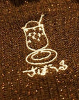 【さぼうる】クリームソーダ刺繍ラメソックス