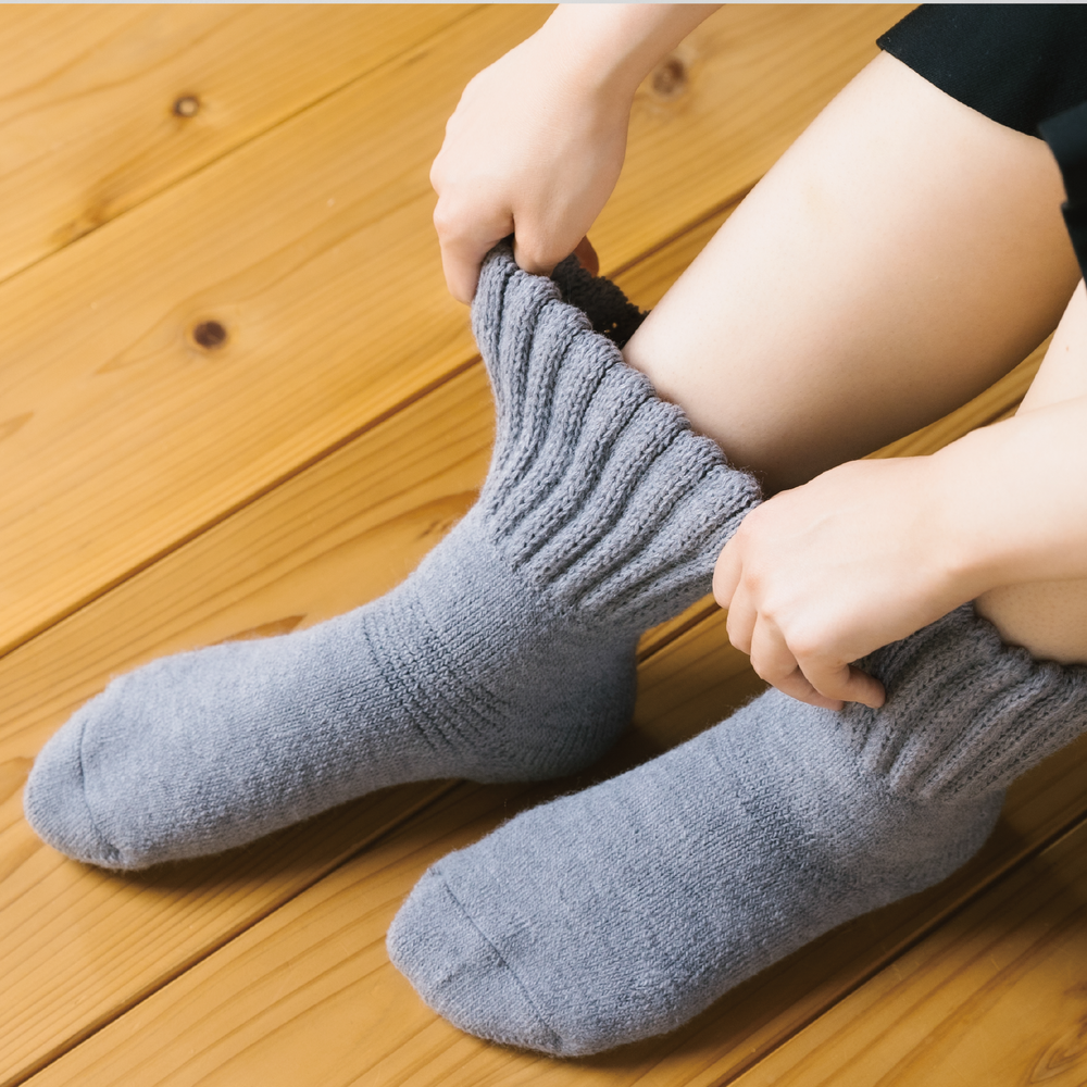 【足元らくらく】光電子毛布ソックス 25-27cm