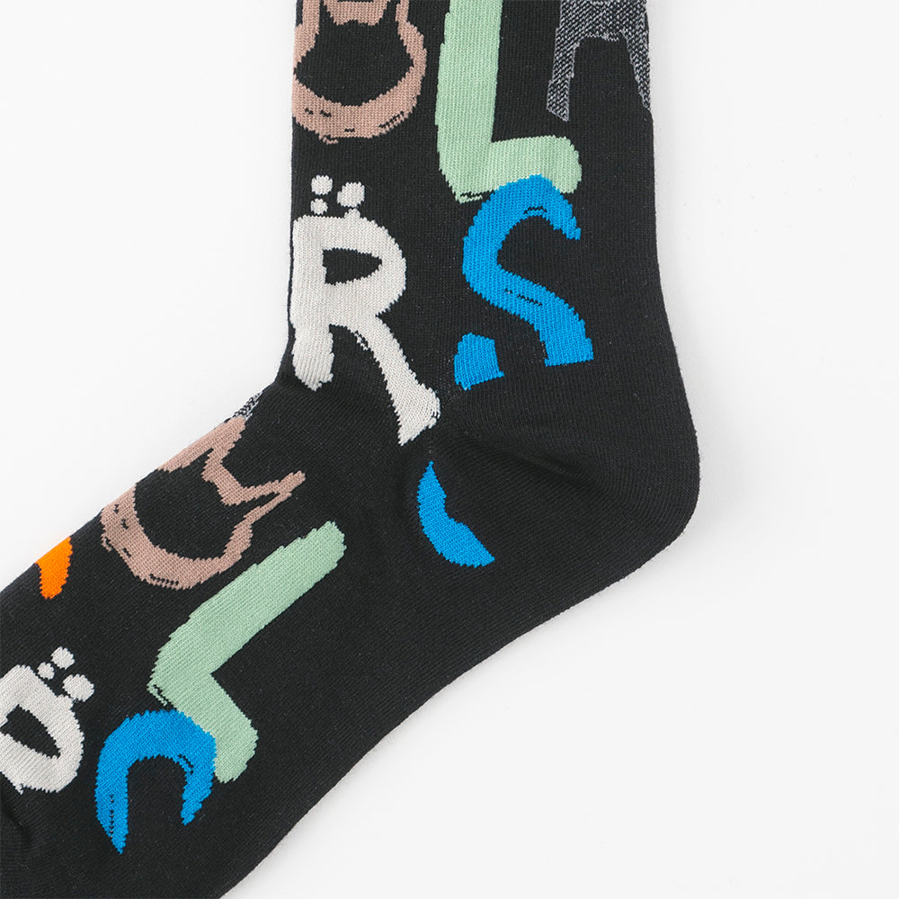 ScoLar】スカラーロゴ柄クルーソックス – SUKENO｜靴下の助野