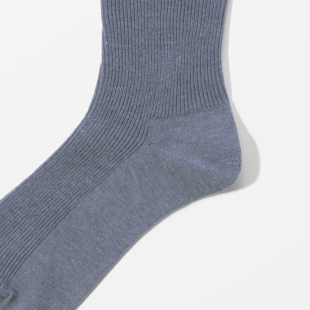 【足元らくらく】ゴムなし リブ ショート丈ソックス 24-26cm