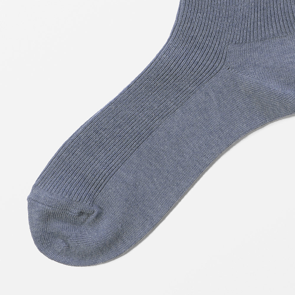 【足元らくらく】ゴムなし リブ ショート丈ソックス 24-26cm