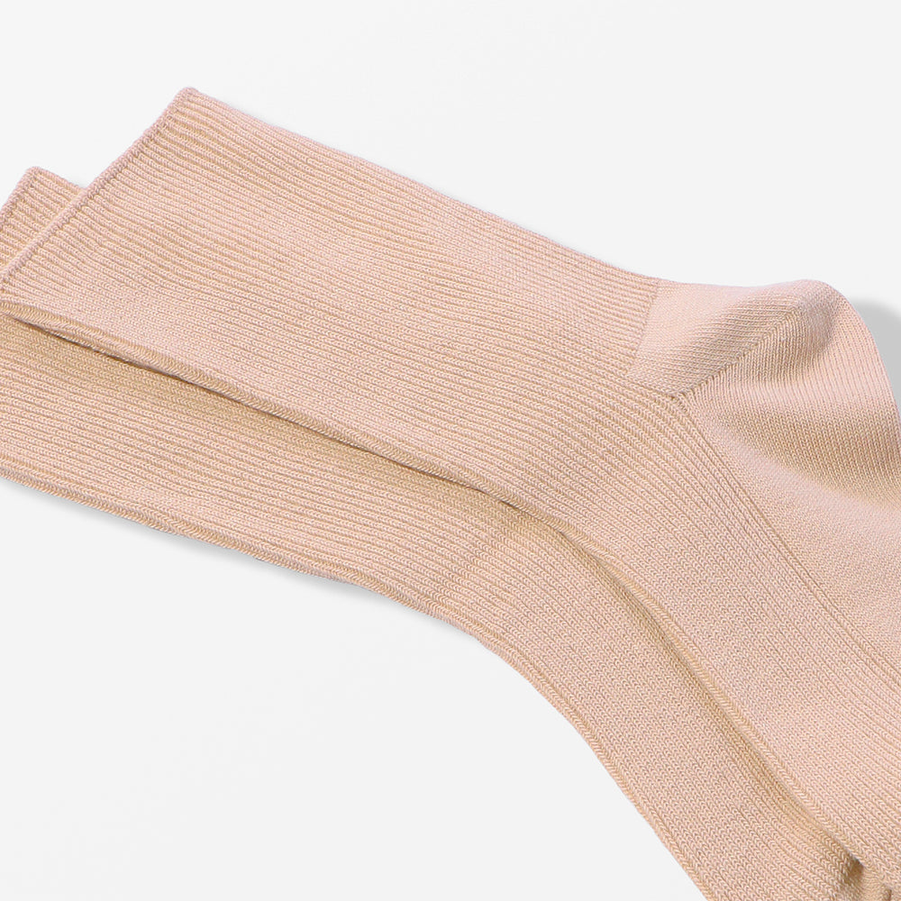 【足元らくらく】ゴムなし リブソックス  22-24cm