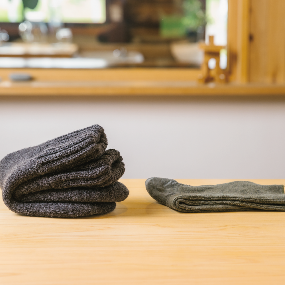 【足元らくらく】光電子毛布ソックス 25-27cm