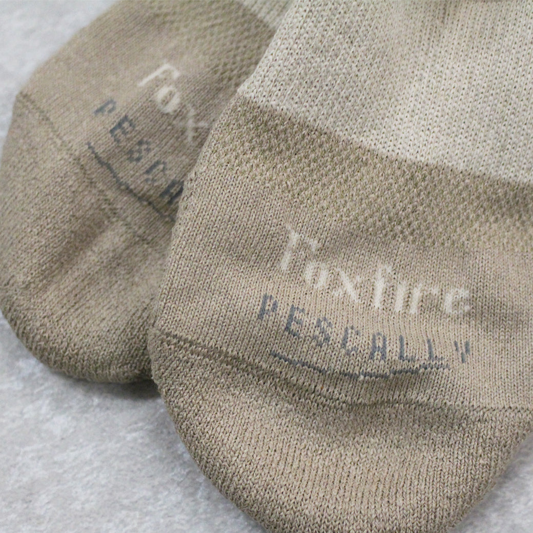 【PESCALLY】Foxfireコラボ 和SHI-DRYベーシックソックス　23cm - 25cm