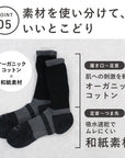 【PESCALLY×Foxfire】Foxfireコラボ 和SHI-DRYベーシックソックス　25cm - 27cm