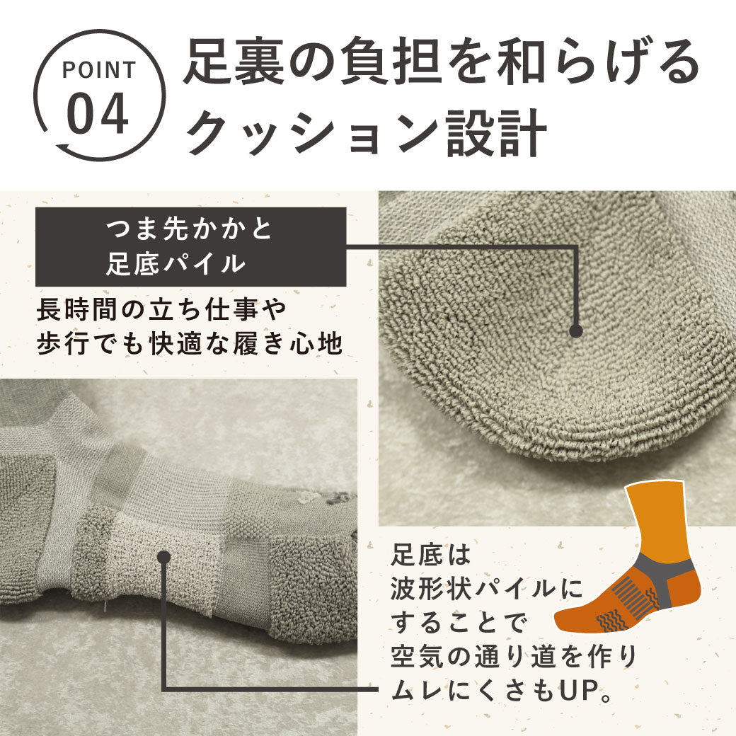 PESCALLY×Foxfire】Foxfireコラボ 和SHI-DRYベーシックソックス 25cm