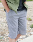 【軽やかパンツ】メンズ リラックスハーフパンツ