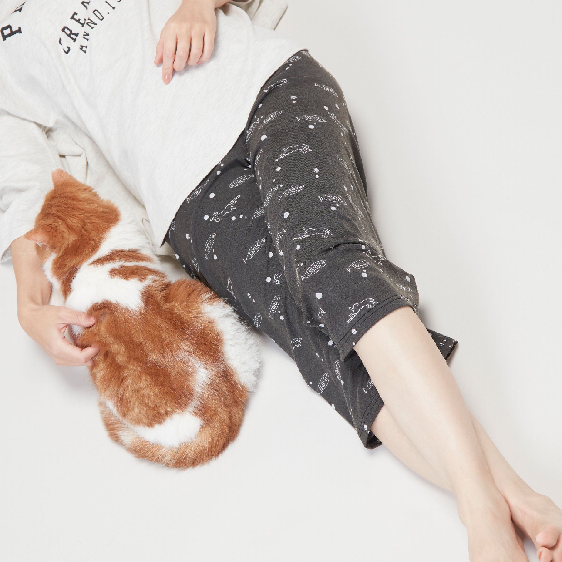 にゃんこ堂】7分丈ルームパンツ (OUTLETSALE対象商品) – SUKENO