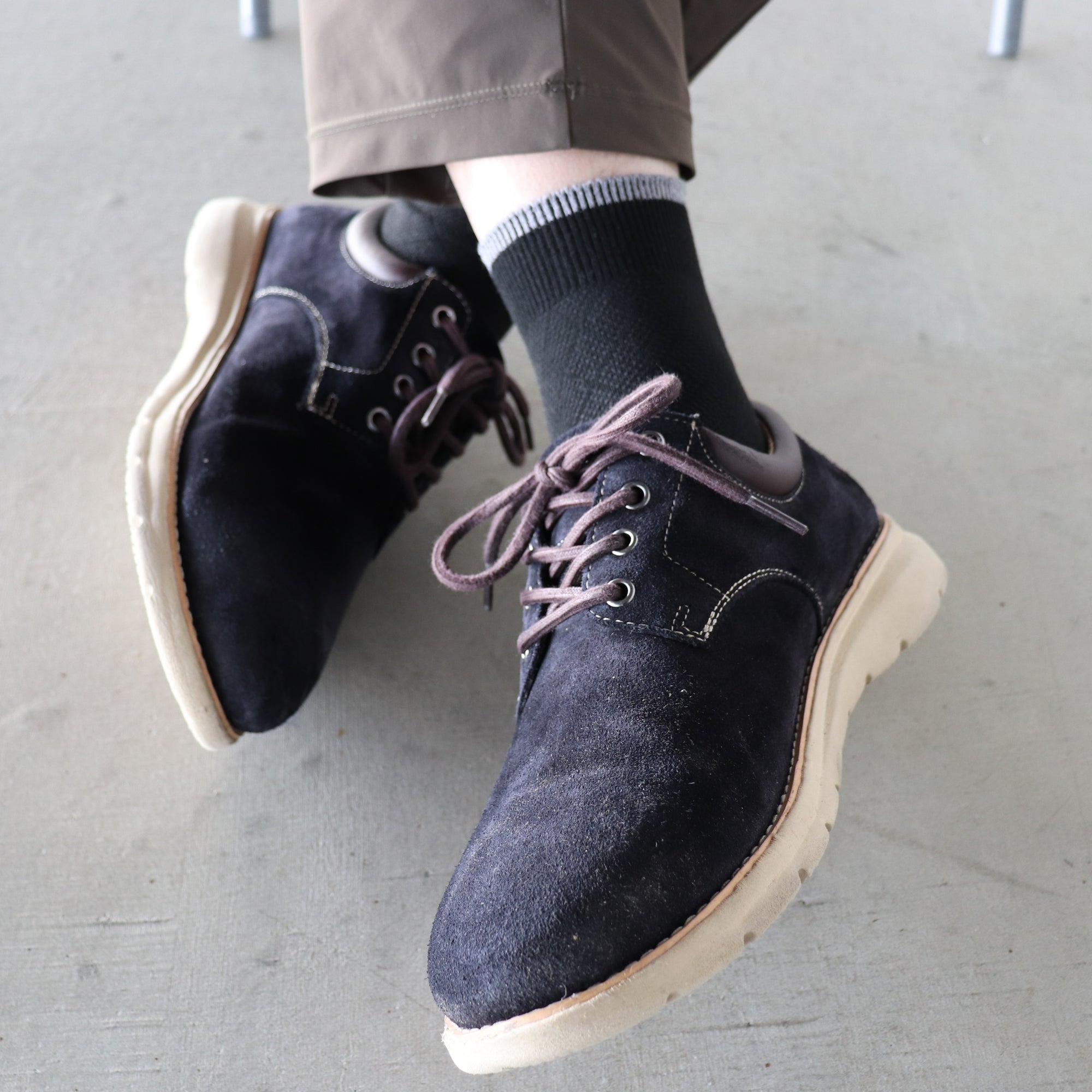 【A.V.V】ダイヤ鹿の子リンクスショートソックス