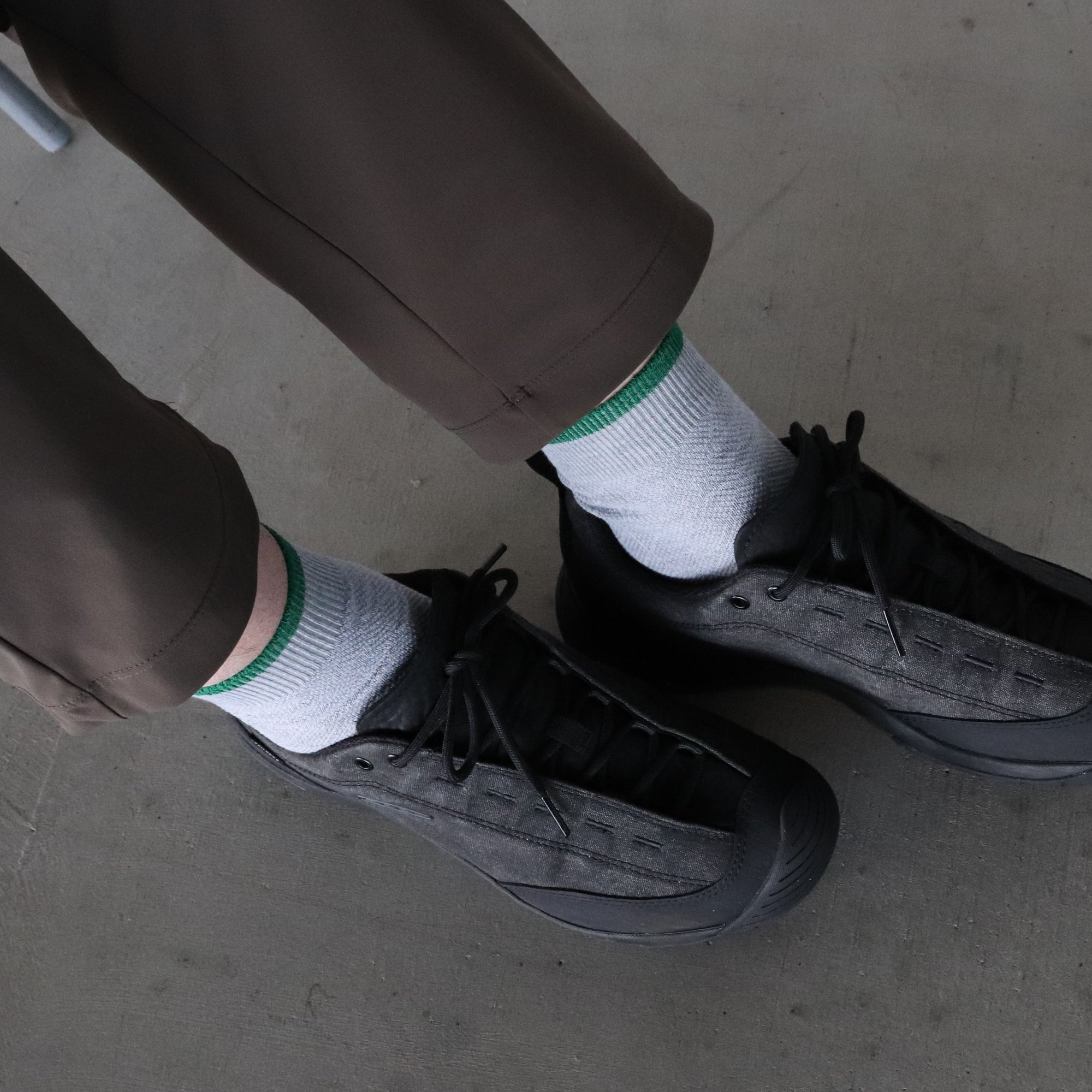 【A.V.V】ダイヤ鹿の子リンクスショートソックス