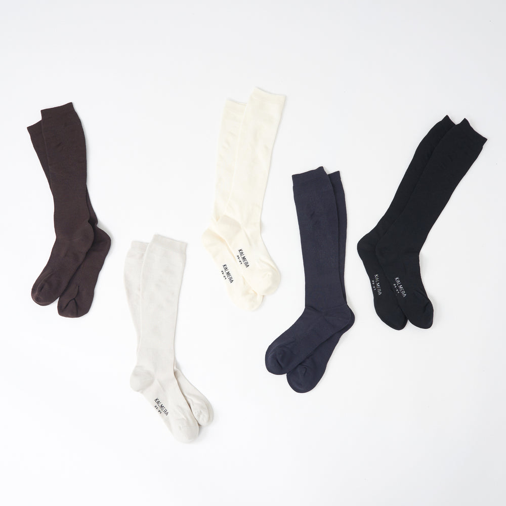 【KALMERA】着圧ハイソックス 25cm-27cm