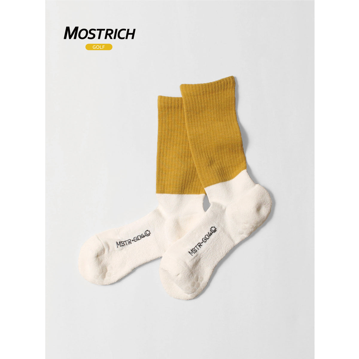MOSTRICH】MSTR-G04 ウォームクルー丈ソックス｜あたたかいのに 
