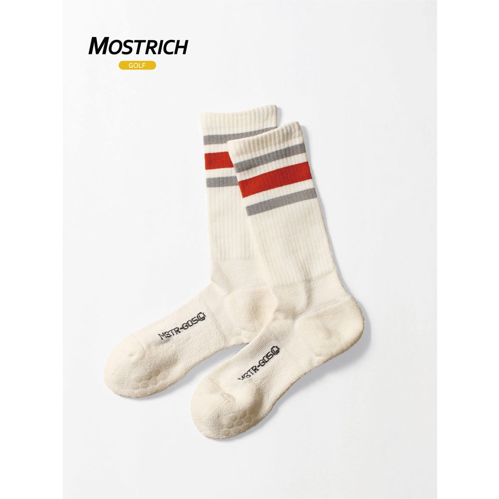 【MOSTRICH】MSTR-G05 ラインクルー丈ソックス