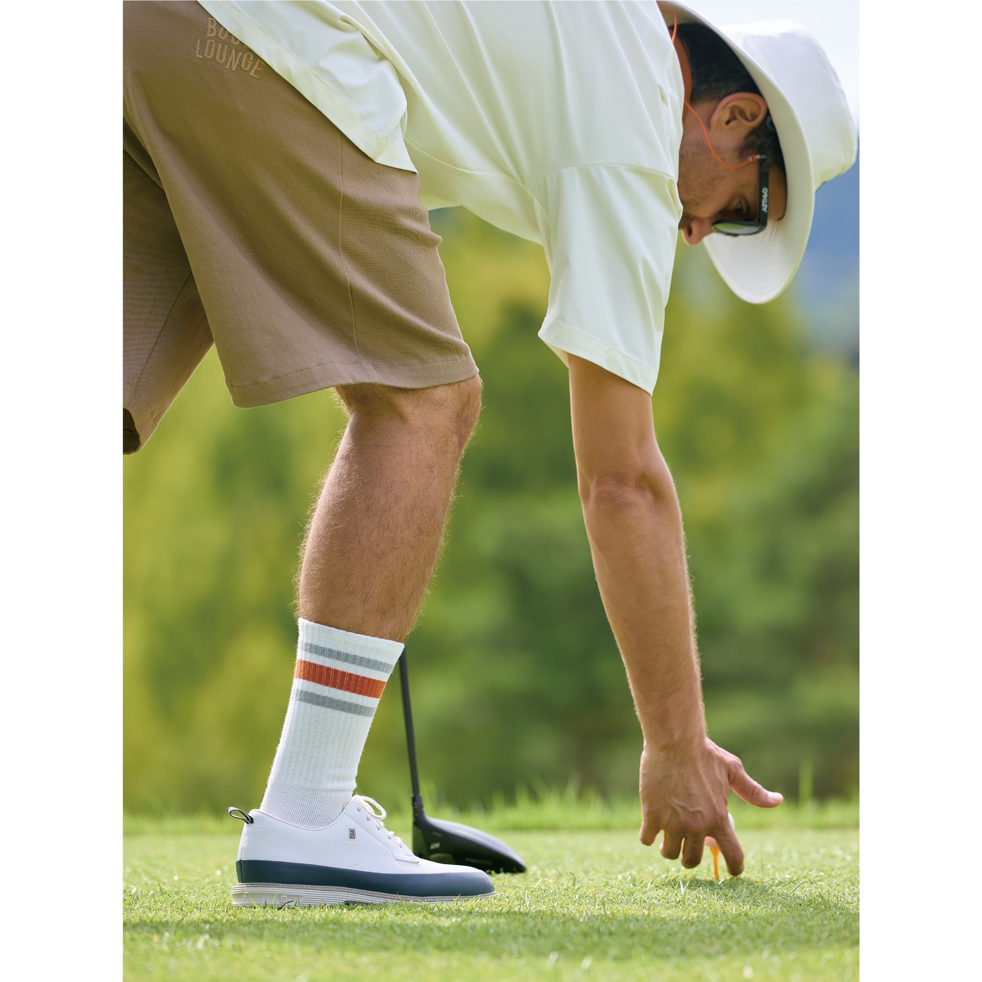 【MOSTRICH】MSTR-G05 ラインクルー丈ソックス