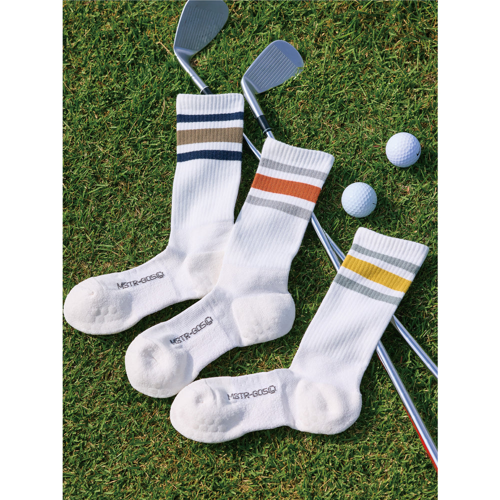 【MOSTRICH】MSTR-G05 ラインクルー丈ソックス