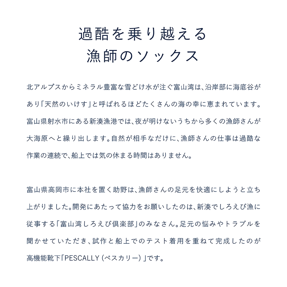 【PESCALLY】和紙パイル着圧ソックス 27cm-29cm