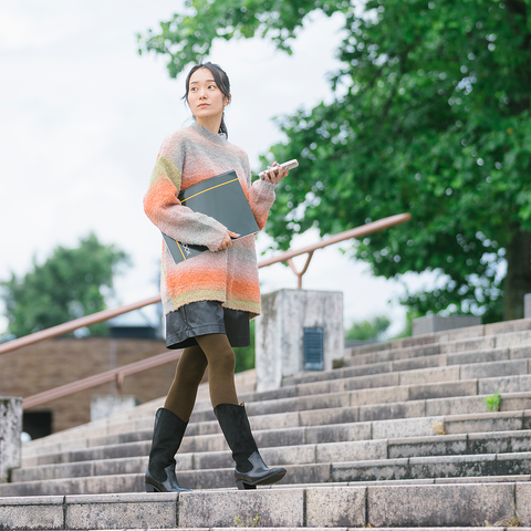 【らく圧】やわらか綿混素材の着圧タイツ