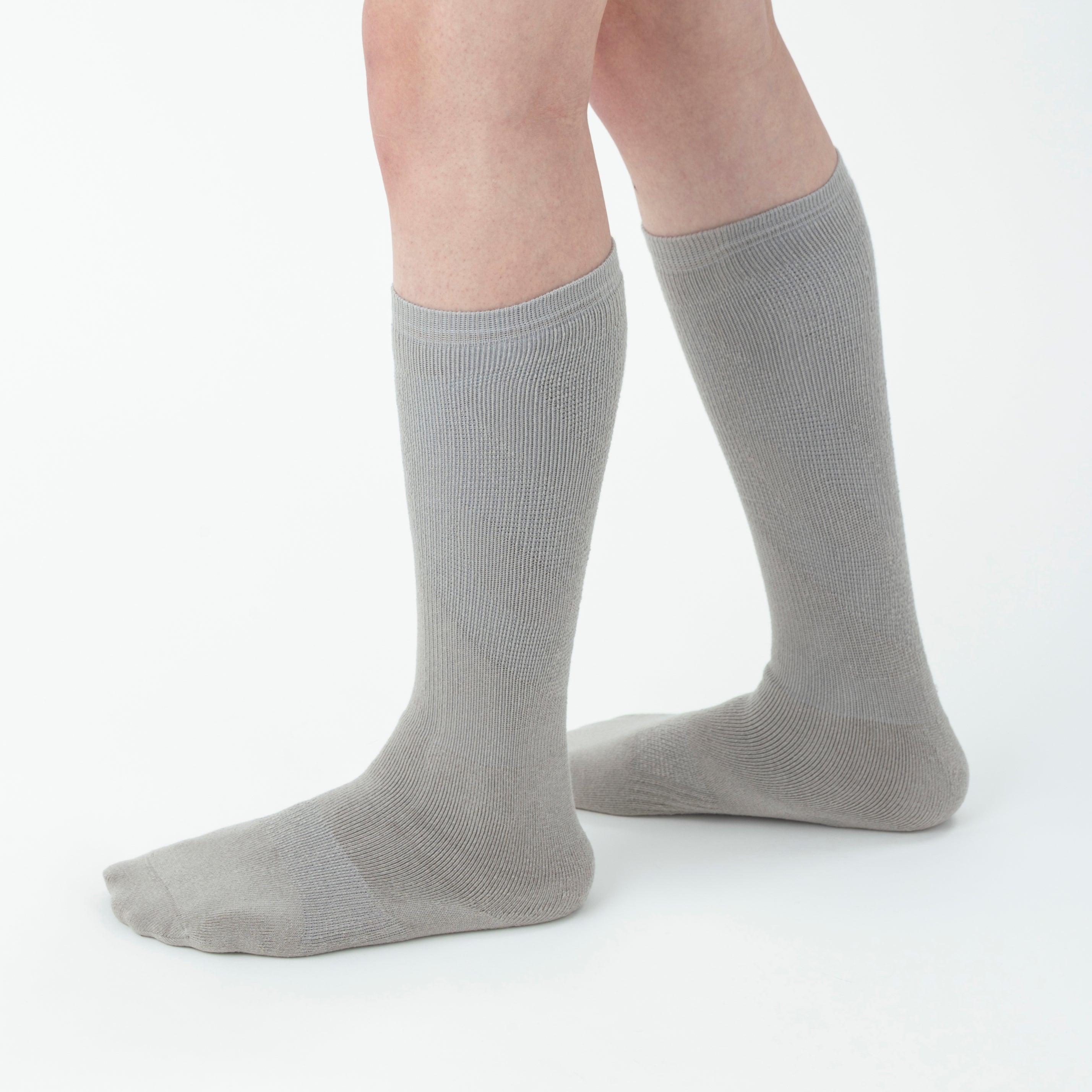 らく圧】着圧パイルハイソックス 25-27cm | 着脱ストレスゼロ。日中の