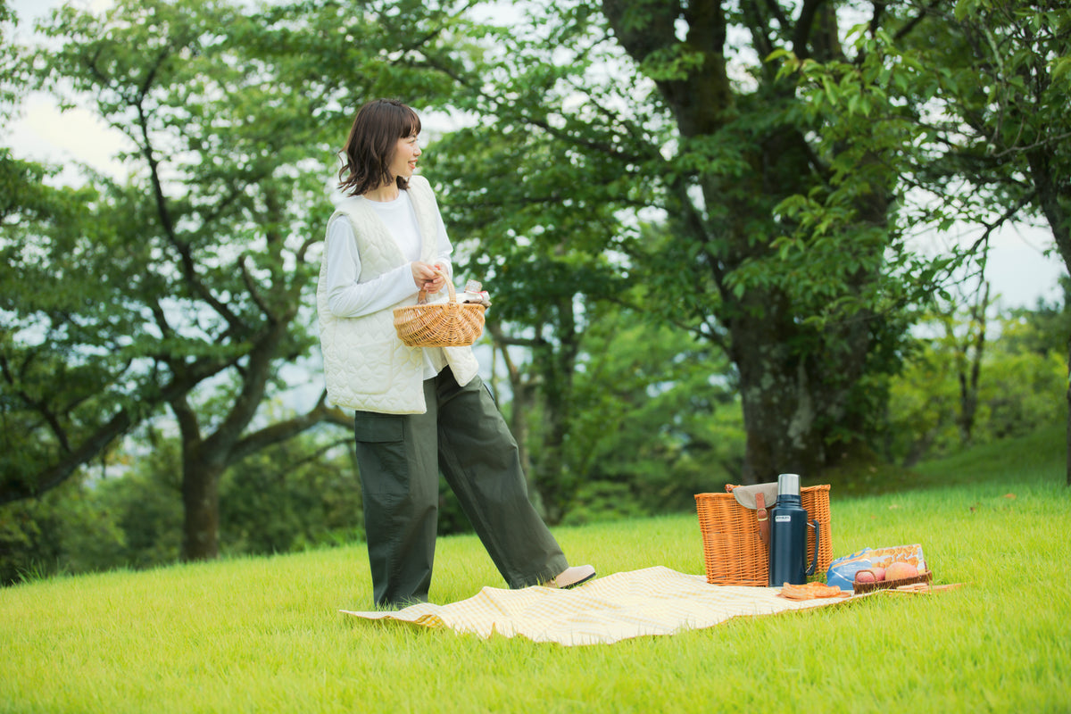 【LAGMUU】キルトポケット付ベスト