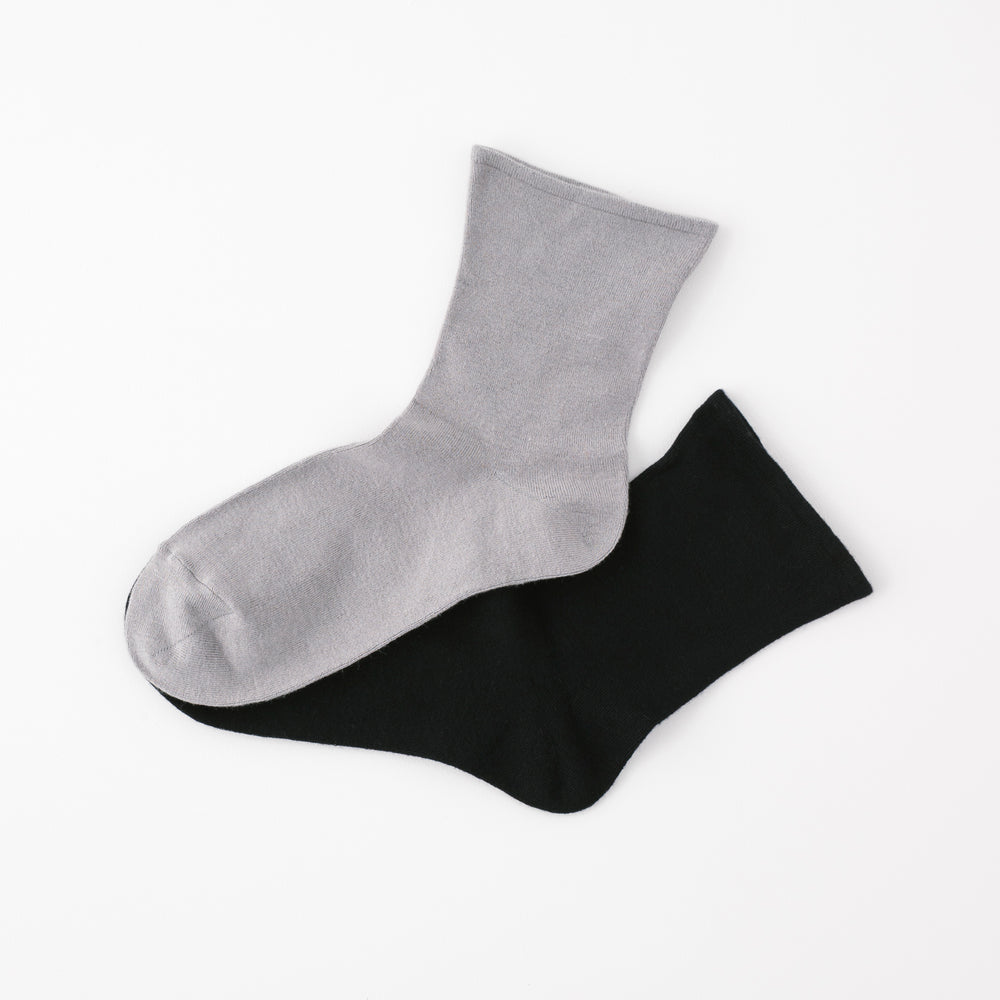 【足元らくらく】肌ざわりやわらか ショート丈ソックス 24-26cm