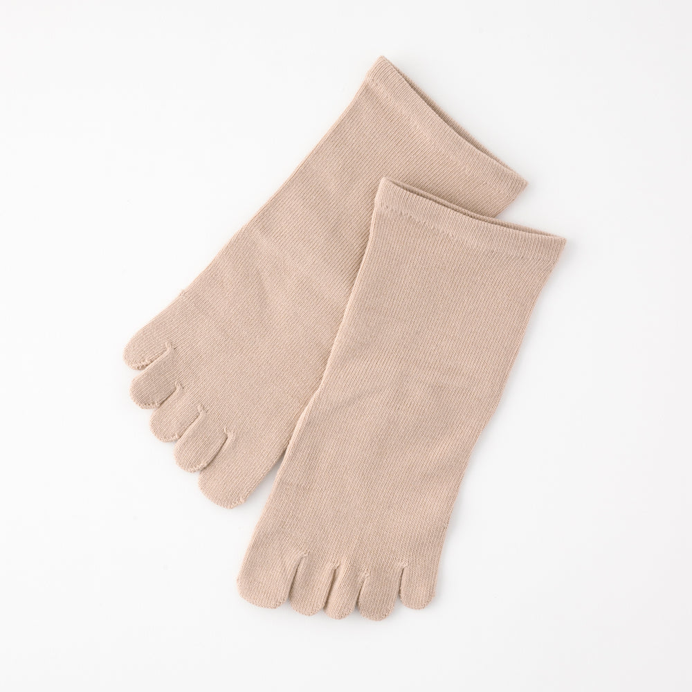 【足元らくらく】ゴムなし ５本指ソックス 22-24cm