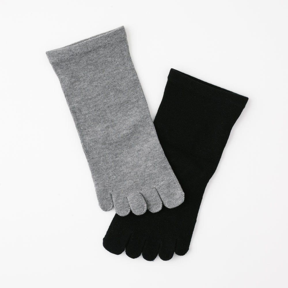 【足元らくらく】ゴムなし ５本指ソックス 22-24cm