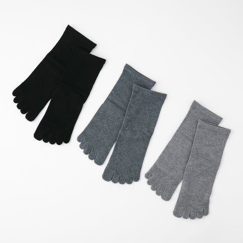 【足元らくらく】ゴムなし ５本指ソックス 24-26cm