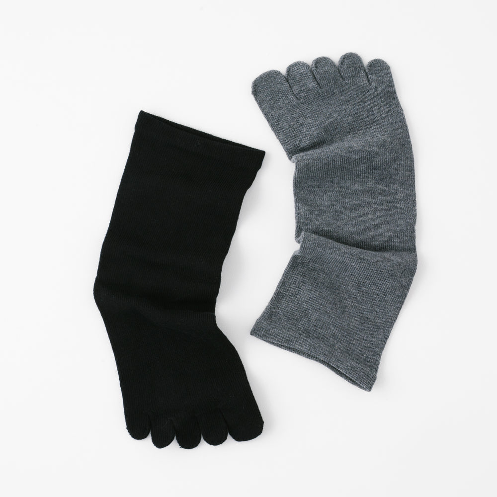 【足元らくらく】ゴムなし ５本指ソックス 24-26cm