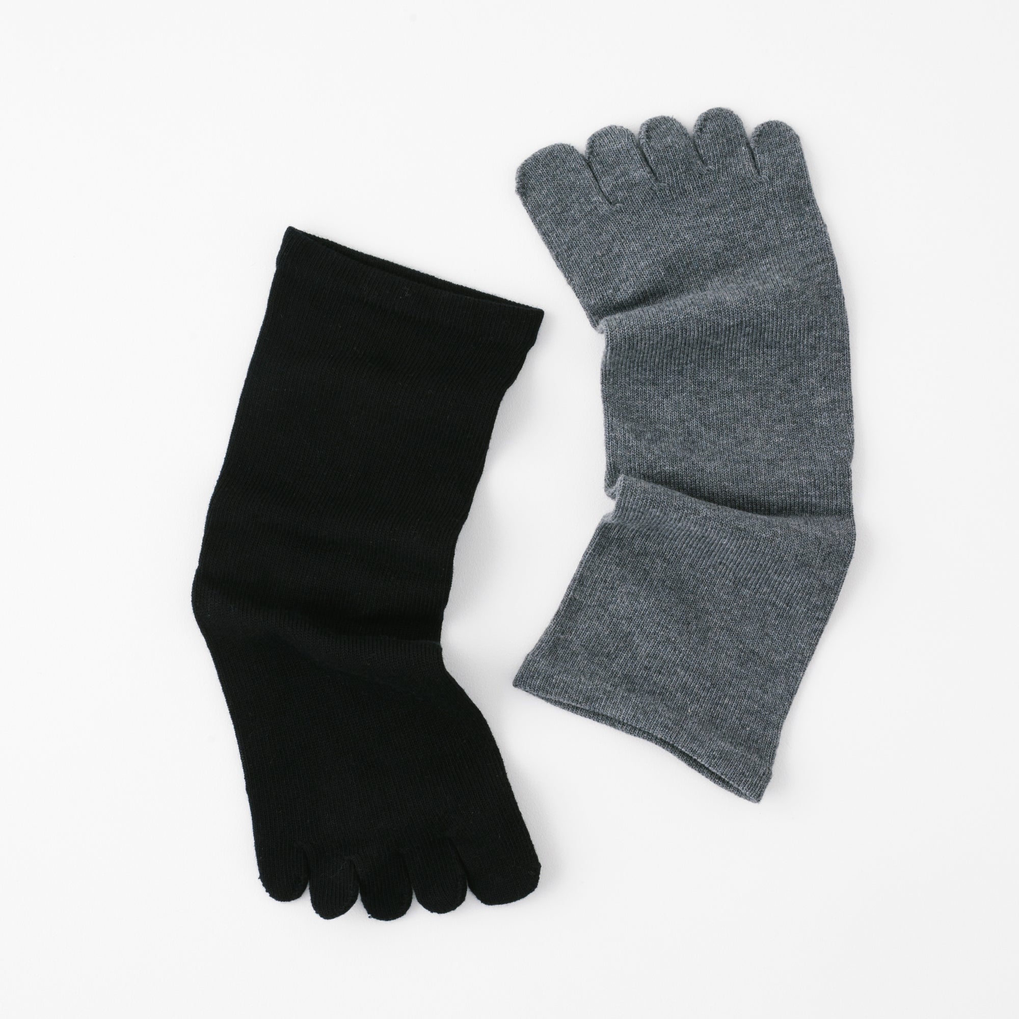 【足元らくらく】ゴムなし ５本指ソックス 24-26cm