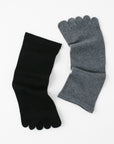 【足元らくらく】ゴムなし ５本指ソックス 24-26cm
