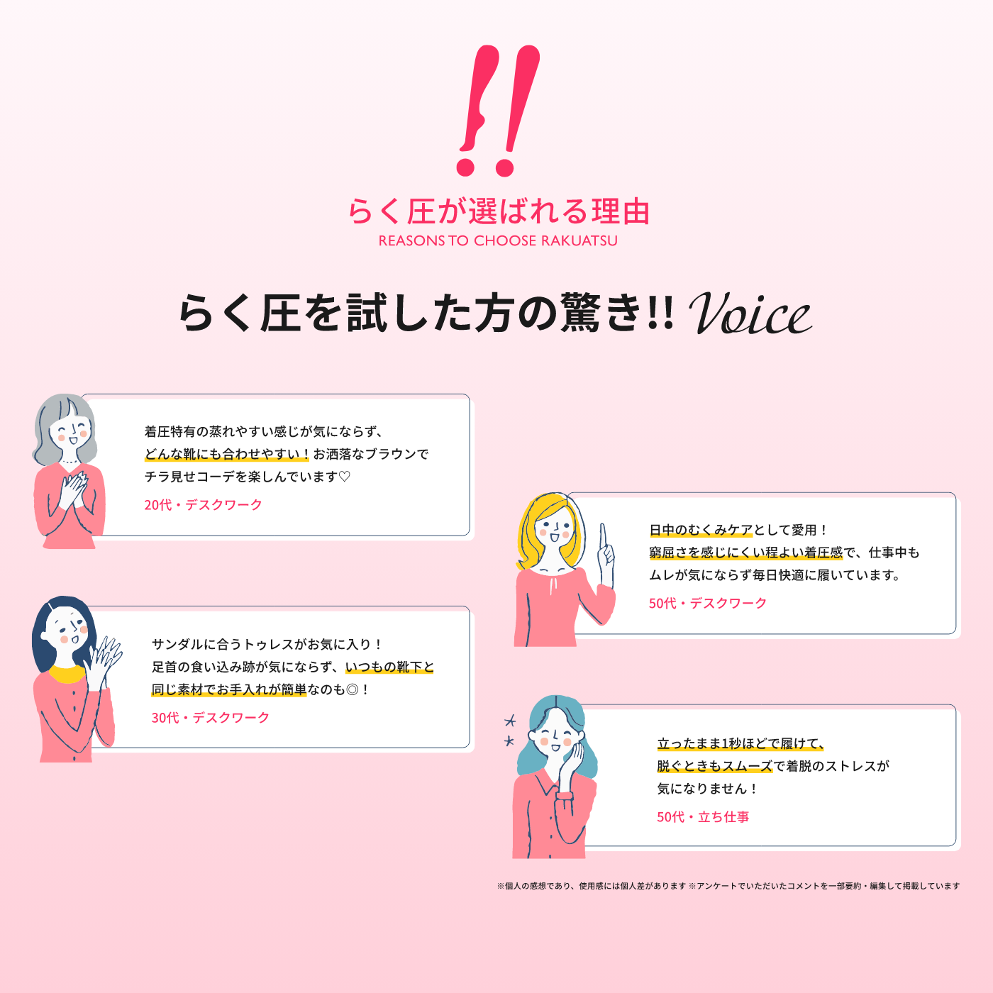 【RAKU ATSU】着圧ハイソックス